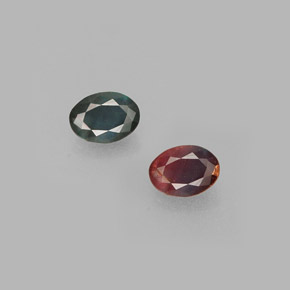 0.15克拉天然多色亚历山大石，椭圆形切割，3.6×2.7毫米，VS