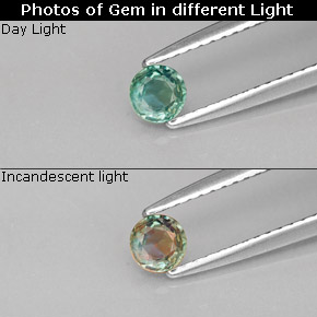 0.27克拉天然紫翠玉，圆形切割，VVS-VS