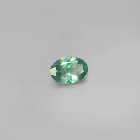 0.41克拉天然多色亚历山大石，椭圆形切割，5.9×4.1毫米，VVS-VS