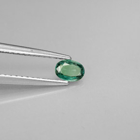 0.25克拉天然多色亚历山大石，椭圆形切割，4.6×3.3毫米，VVS-VS
