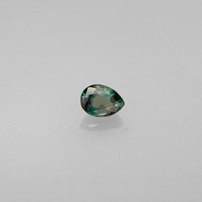 0.10克拉天然多色亚历山大石，梨形，3.1×2.3毫米，VS