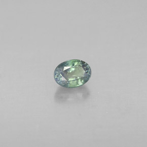 0.16克拉天然多色亚历山大石，椭圆形切割，3.4×2.6毫米，VS