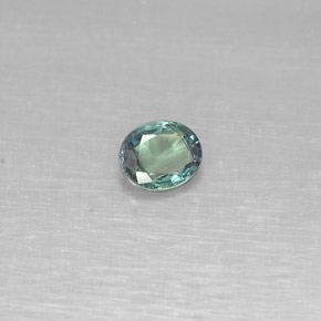 0.18克拉天然多色亚历山大石，椭圆形切割，3.8×3.2毫米，VS