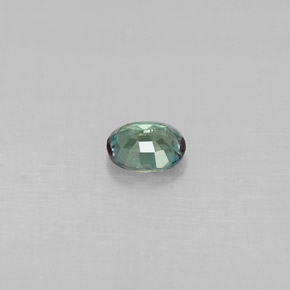 0.18克拉天然多色亚历山大石，椭圆形切割，3.8×3.2毫米，VS