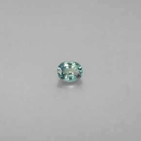 0.13克拉天然多色亚历山大石，椭圆形切割，3.2×2.6毫米，VS
