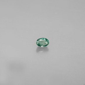 0.12克拉天然多色亚历山大石，椭圆形切割，3.1×2.3毫米，VS