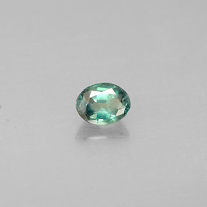 0.15克拉天然多色亚历山大石，椭圆形切割，3.6×2.8毫米，VS