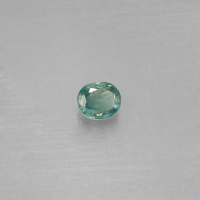 0.14克拉天然多色亚历山大石，椭圆形切割，3.2×2.8毫米，VS