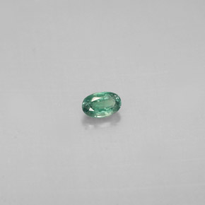 0.12克拉天然多色亚历山大石，椭圆形切割，3.5×2.2毫米，VS