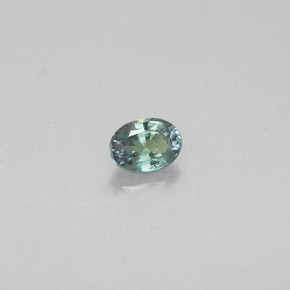 0.14克拉天然多色亚历山大石，椭圆形切割，3.6×2.6毫米，VS