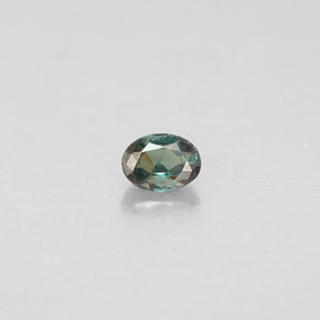 0.12克拉天然多色亚历山大石，椭圆形切割，3.3×2.5毫米，VS