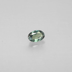 0.10克拉天然多色亚历山大石，椭圆形切割，3.3×2.3毫米，VS