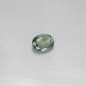 0.14克拉天然多色亚历山大石，椭圆形切割，3.1×3毫米，VS