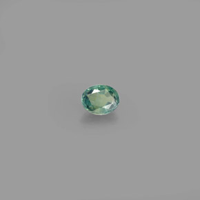 0.12克拉天然多色亚历山大石，椭圆形切割，3.3×2.7毫米，VS