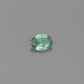 0.10克拉天然多色亚历山大石，椭圆形切割，3.5×2.5毫米，VS