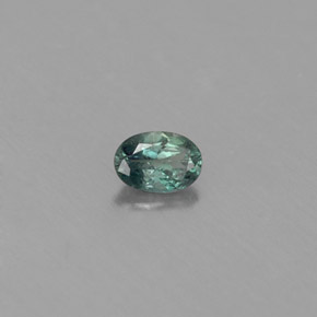 0.12克拉天然多色亚历山大石，椭圆形切割，3.5×2.5毫米，VS