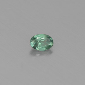 0.13克拉天然多色亚历山大石，椭圆形切割，3.6×2.5毫米，VS