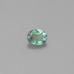0.13克拉天然多色亚历山大石，椭圆形切割，3.5×2.7毫米，VS