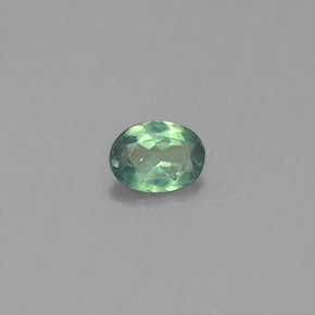 0.14克拉天然多色亚历山大石，椭圆形切割，3.9×2.9毫米，VS