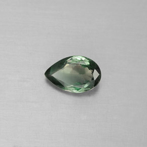0.34克拉天然多色亚历山大石，梨形，5.6×3.7毫米，VS