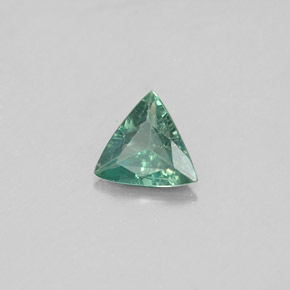 0.19克拉天然多色亚历山大石，三角形，4.3×3.9毫米，VS
