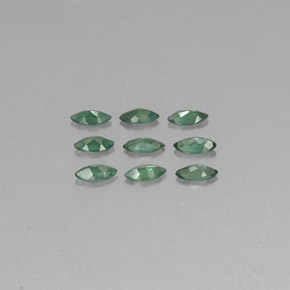 天然变色亚历山大石，马眼形，3.9×1.9毫米，VS