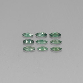 天然变色亚历山大石，马眼形，3.9×1.9毫米，VS