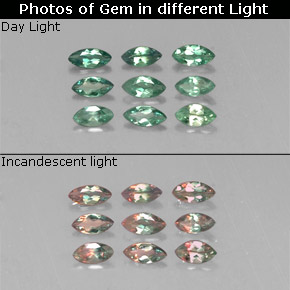 克拉天然紫翠玉，榄尖形，VS