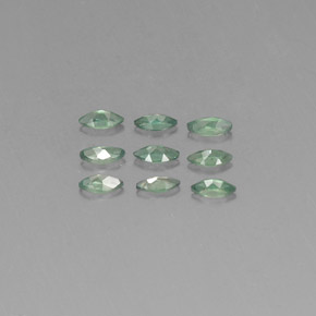 天然多色亚历山大石，马眼形，3.9×2毫米，VVS-VS