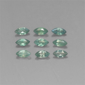 天然多色亚历山大石，马眼形，3.9×2毫米，VVS-VS