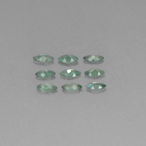 天然多色亚历山大石，马眼形，3.9×2毫米，VVS-VS