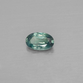 0.17克拉天然多色亚历山大石，椭圆形切割，4.2×2.6毫米，VS