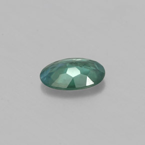 0.45克拉天然多色亚历山大石，椭圆形切割，6.1×4.1毫米，VS-SI