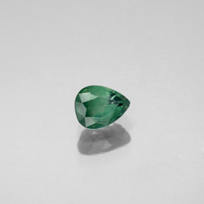0.50克拉天然多色亚历山大石，梨形，5.3×4.1毫米，VS
