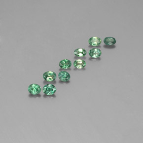 克拉天然紫翠玉，椭圆形切割，VS