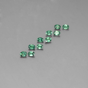 克拉天然紫翠玉，椭圆形切割，VS