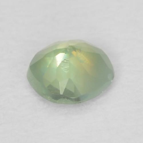 0.07克拉天然绿色亚历山大石，圆形切割，2.61毫米，VS