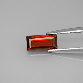 1.09克拉天然铁铝榴石，狭长方形，VVS-VS