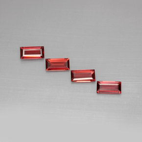 克拉天然铁铝榴石石榴石，狭长方形，VVS-VS