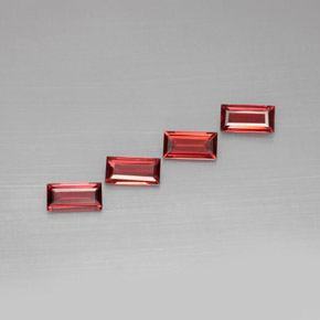 克拉天然铁铝榴石石榴石，狭长方形，VVS-VS