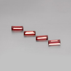 克拉天然铁铝榴石石榴石，狭长方形，VVS-VS