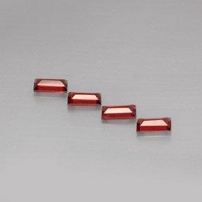 克拉天然铁铝榴石石榴石，狭长方形，VVS-VS