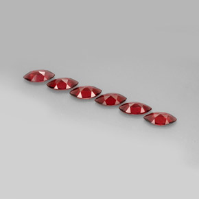 克拉天然铁铝榴石石榴石，榄尖形，VVS-VS