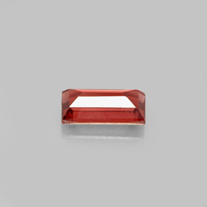 1.17克拉天然铁铝榴石石榴石，狭长方形，VS