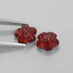 克拉天然铁铝榴石，透明，透明/半透明