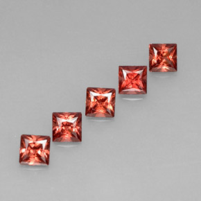 克拉天然铁铝榴石石榴石，正方形，VVS