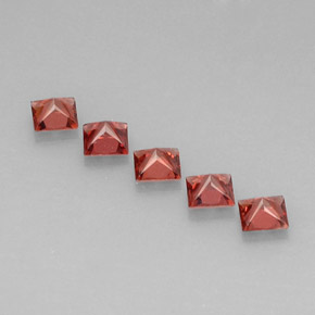 克拉天然铁铝榴石石榴石，正方形，VVS