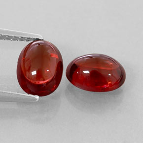 克拉天然铁铝榴石石榴石，透明，透明/半透明