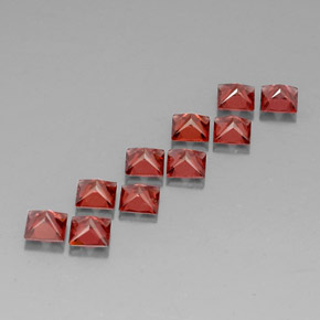 克拉天然铁铝榴石石榴石，正方形，VVS-VS