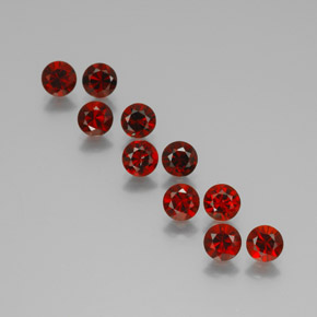 克拉天然铁铝榴石，圆形切割，VVS-VS